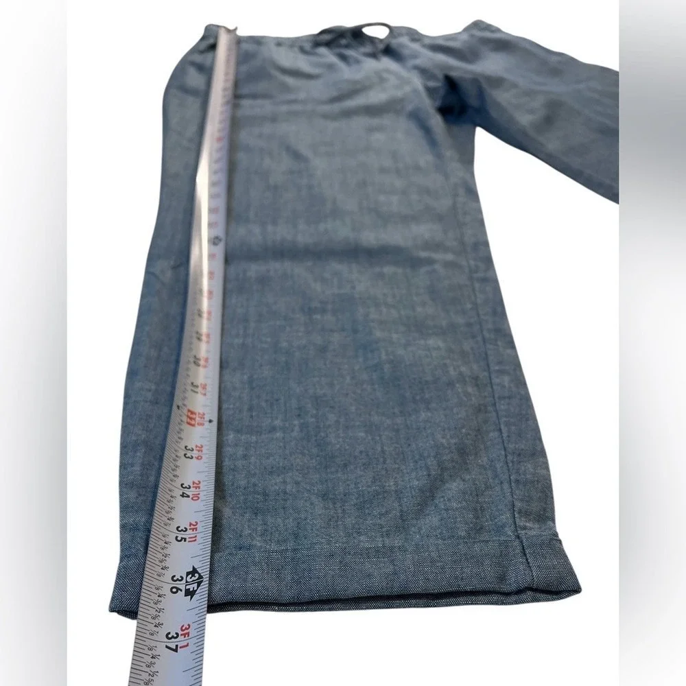 J. Crew Reimagined‎ Pull-On, Ankle Cropped Pants, Women's, Color Blue, Size 12
